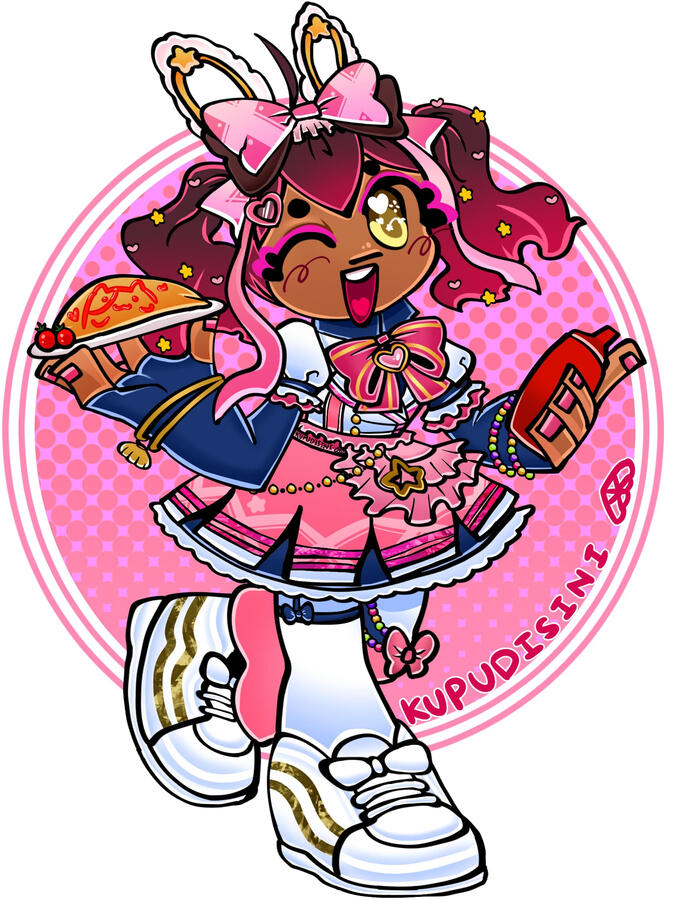 Fanart of Ohnaruto Muni from the mobile game D4DJ Groovy Mix